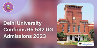 Delhi University Confirms 65,532 UG Admissions 2023; Check Details Here